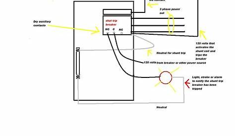 Wiring Diagram For Shunt Breaker In Fire Suppression System