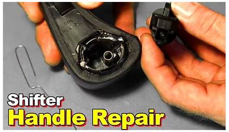 How To Repair / Replace A Broken Or Stuck Shifter Shift Handle Button