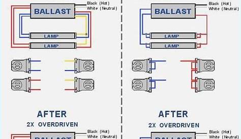 2 lamp t12 ballast wiring diagram