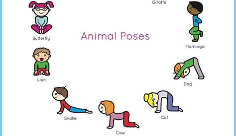yoga poses for kids printable