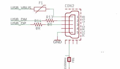 usb port circuit diagram