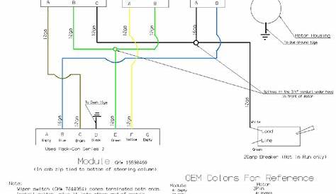 Wiper Motor Wiring Diagram Chevrolet - Cadician's Blog