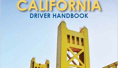 california dmv manual 2022