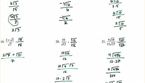 fractional and negative exponents worksheet