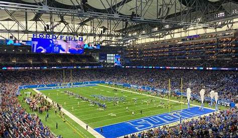 ford field seating chart ed sheeran