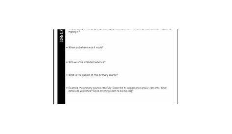 Primary Source Analysis Question Cards & Worksheet by Alyssa Teaches