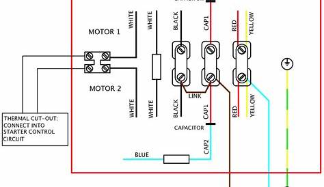 single phase motor starter wiring diagram