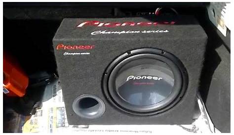 Pioneer 1400 Watts Subwoofer - YouTube