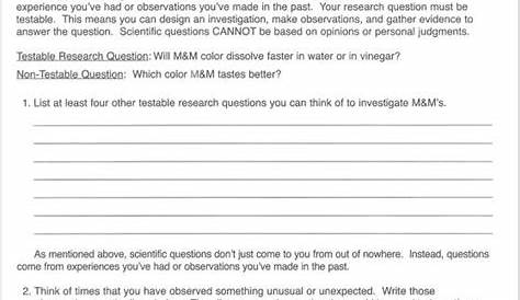 12 Best Images of Scientific Method Worksheet Answer Key - Scientific