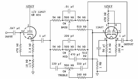 simple tube preamp schematic