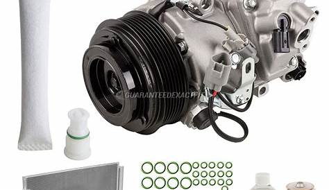 For Toyota Sienna 2011-2014 A/C Kit w/ AC Compressor Condenser & Drier