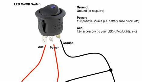 5 Pin Rocker Switch Led Fog Light Wiring Diagram - Database