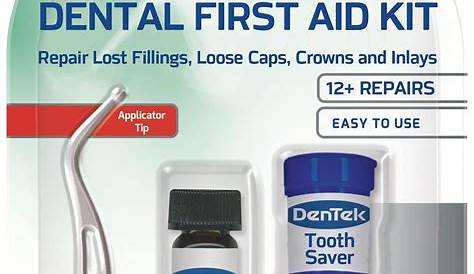 Buy DenTek Home Dental First Aid Kit for repairing lost fillings or securing loose caps, crowns