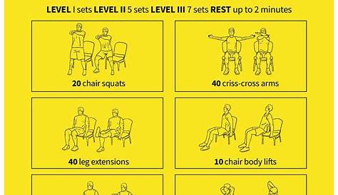 Chair Yoga Chart Printable