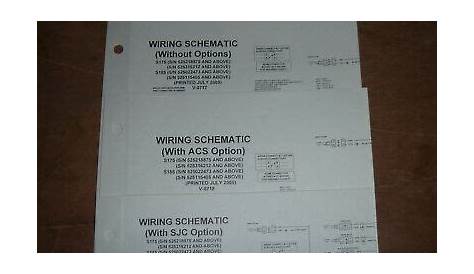 Bobcat S175 S185 Skid Steer Electrical Wiring Diagram Schematic Manual