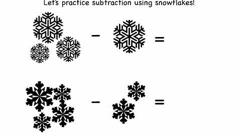 Free Printable Winter Math Worksheet for Kindergarten | Winter math