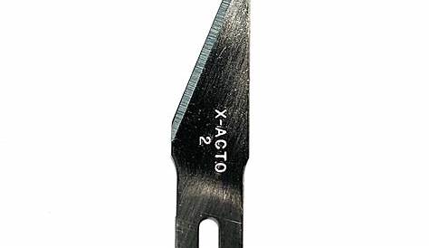 x acto blade size chart