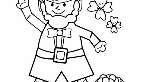 leprechaun coloring pictures