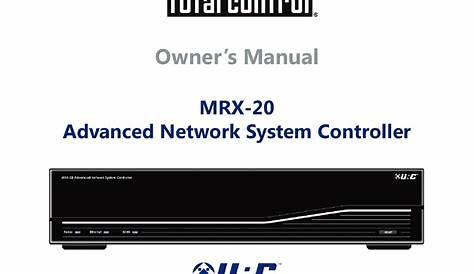 URC MRX-20 OWNER'S MANUAL Pdf Download | ManualsLib