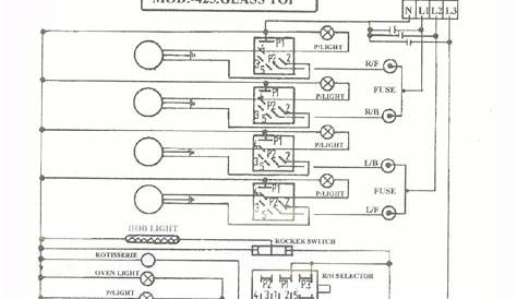 wiring diagram stove