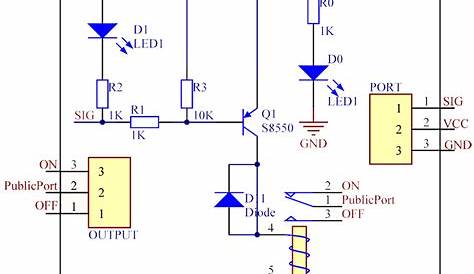 arduino relay module schematic