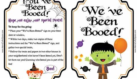 you've been booed free printable pdf