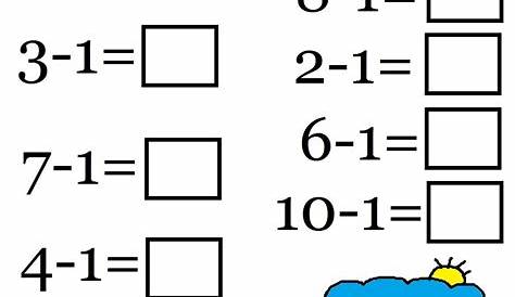 math problems for kindergarten worksheets