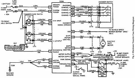 2000 silverado transfer case wiring diagram