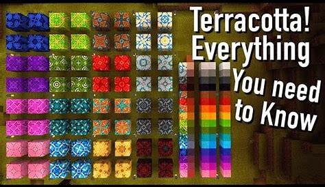 Terracotta Minecraft - How to make Terracotta? (2023)