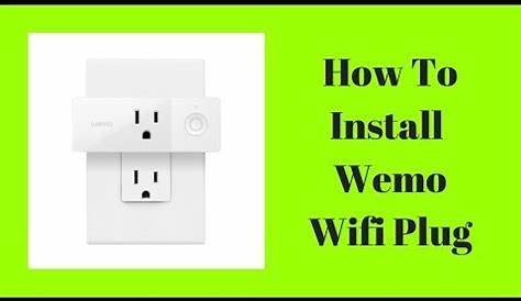 how to program wemo plug