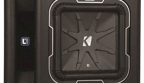 Best Buy: KICKER L7 12" Dual-Voice-Coil 2-Ohm Subwoofer with Enclosure