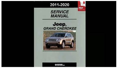 Jeep Grand Cherokee 2011-2019-Workshop Service Manual PDF Download