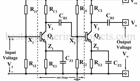 rc coupled amplifier circuit diagram