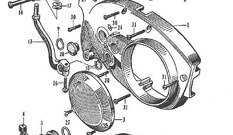 Parts Manual: Honda CB72, CB77, CP77, CYP77 - Parts Diagrams, Part Numbers