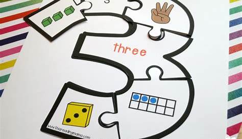 number puzzles for kindergarten