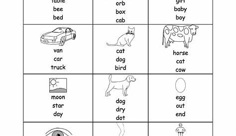 Kindergarten Worksheets On Nouns - Wallpaper Last