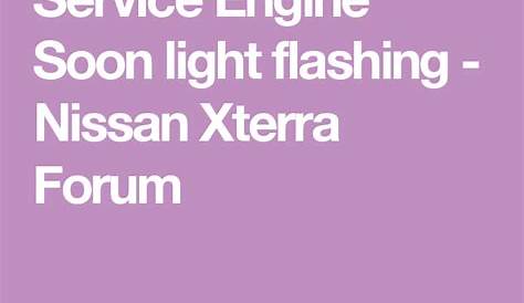 service engine soon nissan xterra