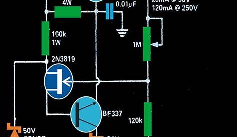 high voltage power supply circuit diagram