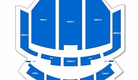 Oriental Theatre Chicago Seating Map | Elcho Table