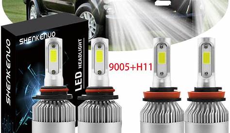 Combo LED Headlight Bulb for 2007-2017 Toyota Camry High Beam 9005+Low