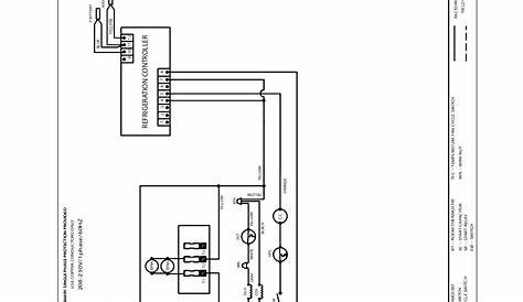Wiring diagrams, Side mount packaged refrigeration system, Re fr ig er