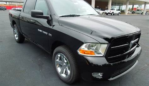 2012 Black Dodge Ram 1500 Express Crew Cab #67901302 Photo #2