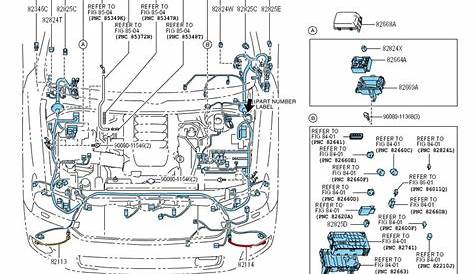 821110C782 - TOYOTA Engine Wiring Harness. 2008-12, 5.7L, w/o Platinum