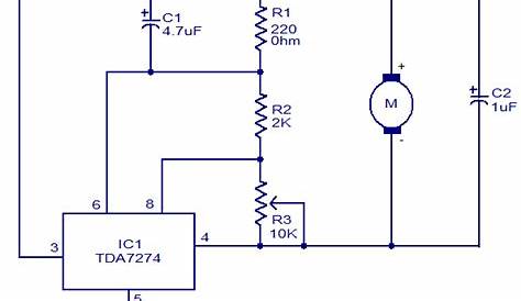 DC motor speed control low voltage circuit - Electronic Circuit Collection