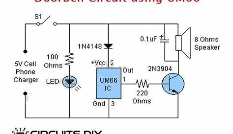musical doorbell circuit diagram