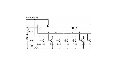 4017 inverter circuit diagram