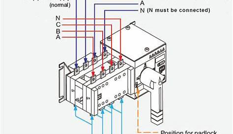 circuit diagram for automatic transfer switch