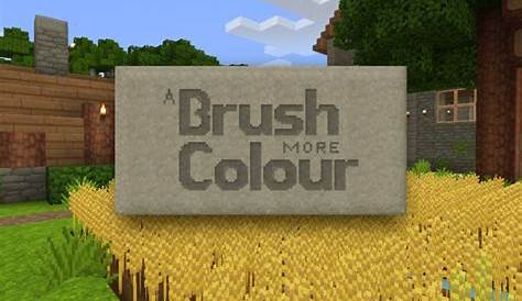 how to use a brush in minecraft