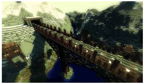minecraft train bridge