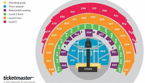harry styles moody center seating chart